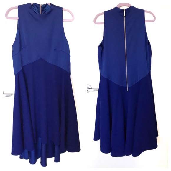 Ted Baker Dresses & Skirts - ❌SOLD❌TED BAKER Kandal Blue Drop Hem Dress Sz 5 10